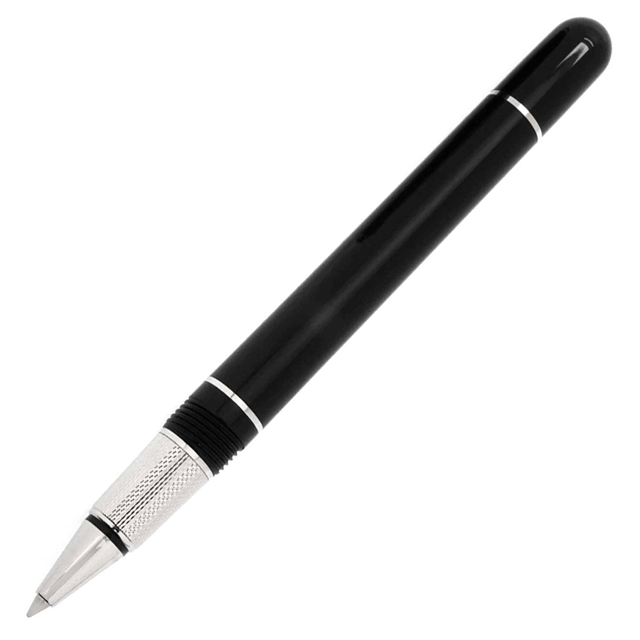 Dunhill Sidecar Rollerball Pen - Black Chrome Trim (SLIM) - KSGILLS.com | The Writing Instruments Expert