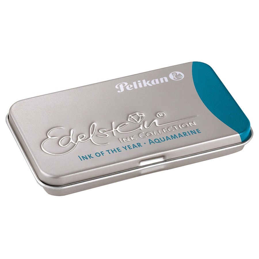 Pelikan Edelstein Ink Cartridge - Aquamarine (Pack of 6) - KSGILLS.com | The Writing Instruments Expert