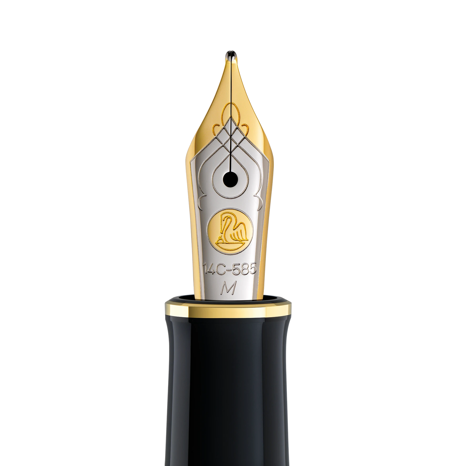 Pelikan Souveran M400 Fountain Pen - Black Gold Trim - KSGILLS.com | The Writing Instruments Expert