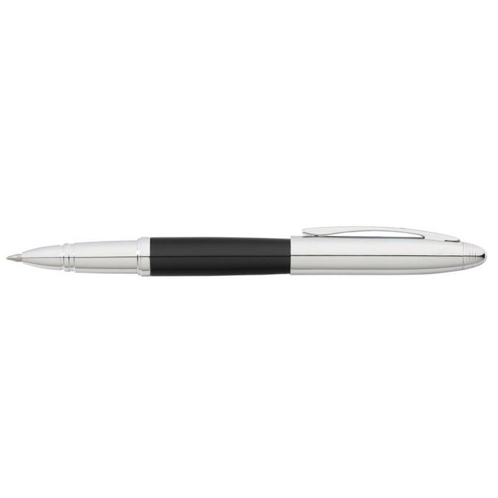 Franklin Covey Lexington Rollerball Pen - Black Body Chrome Cap Chrome Trim - KSGILLS.com | The Writing Instruments Expert