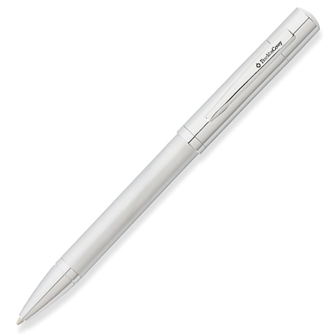 Franklin Covey Greenwich Ballpoint Pen - Matte Chrome - KSGILLS.com | The Writing Instruments Expert