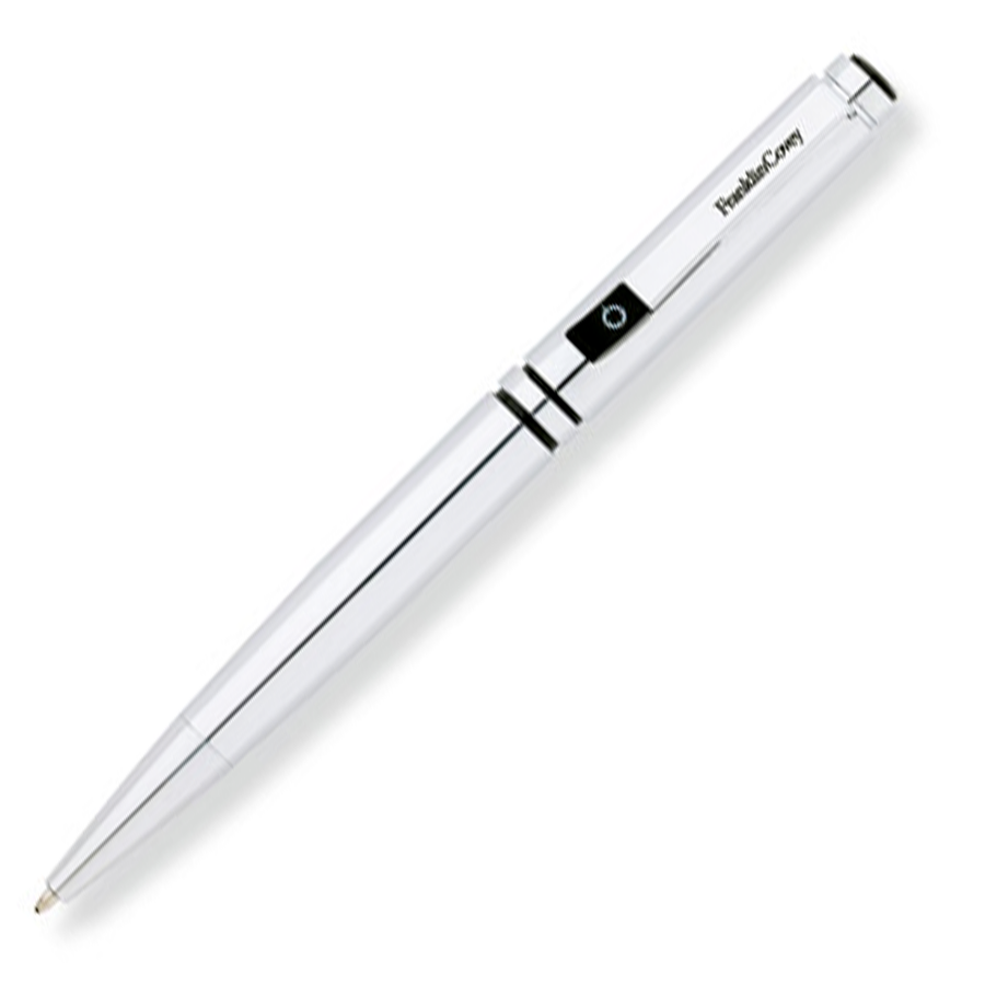 Franklin Covey Portland Ballpoint Pen - Pure Chrome Trim - KSGILLS.com | The Writing Instruments Expert