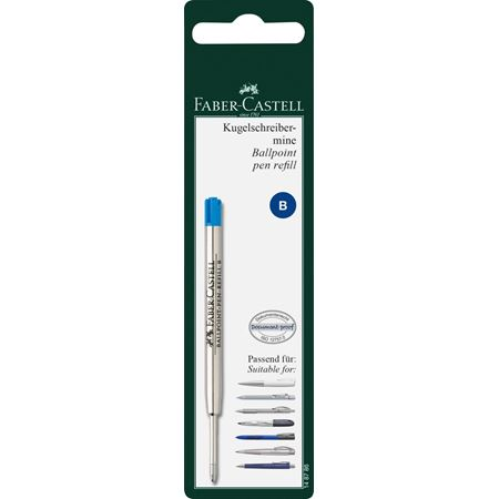 Faber-Castell Refill - Ballpoint Pen - Blue - B - KSGILLS.com | The Writing Instruments Expert