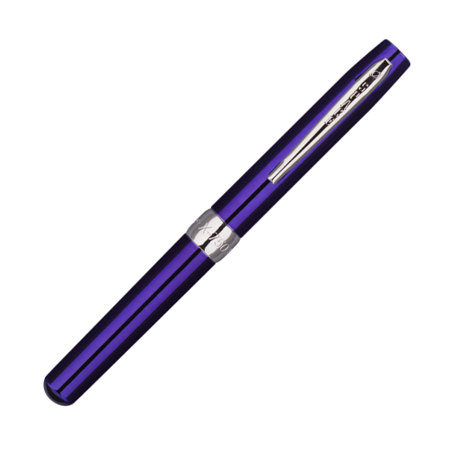 Fisher Space Blueberry Plated Executive Style With Comfort Grip Ballpoint Pen (X-750/B) - KSGILLS.com | The Writing Instruments Expert