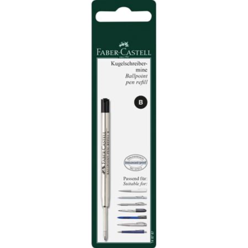 Faber-Castell Refill - Ballpoint Pen - Black - B - KSGILLS.com | The Writing Instruments Expert