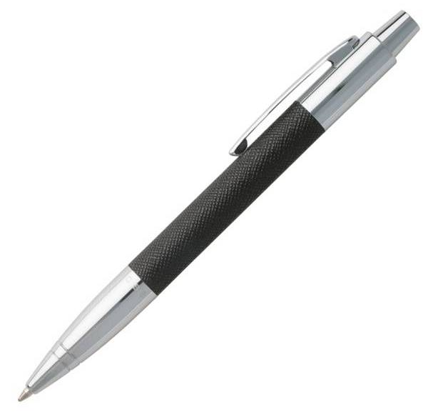 Hugo Boss HSP5224 Saffiano Black Ballpoint Pen - KSGILLS.com | Online Penshop Malaysia