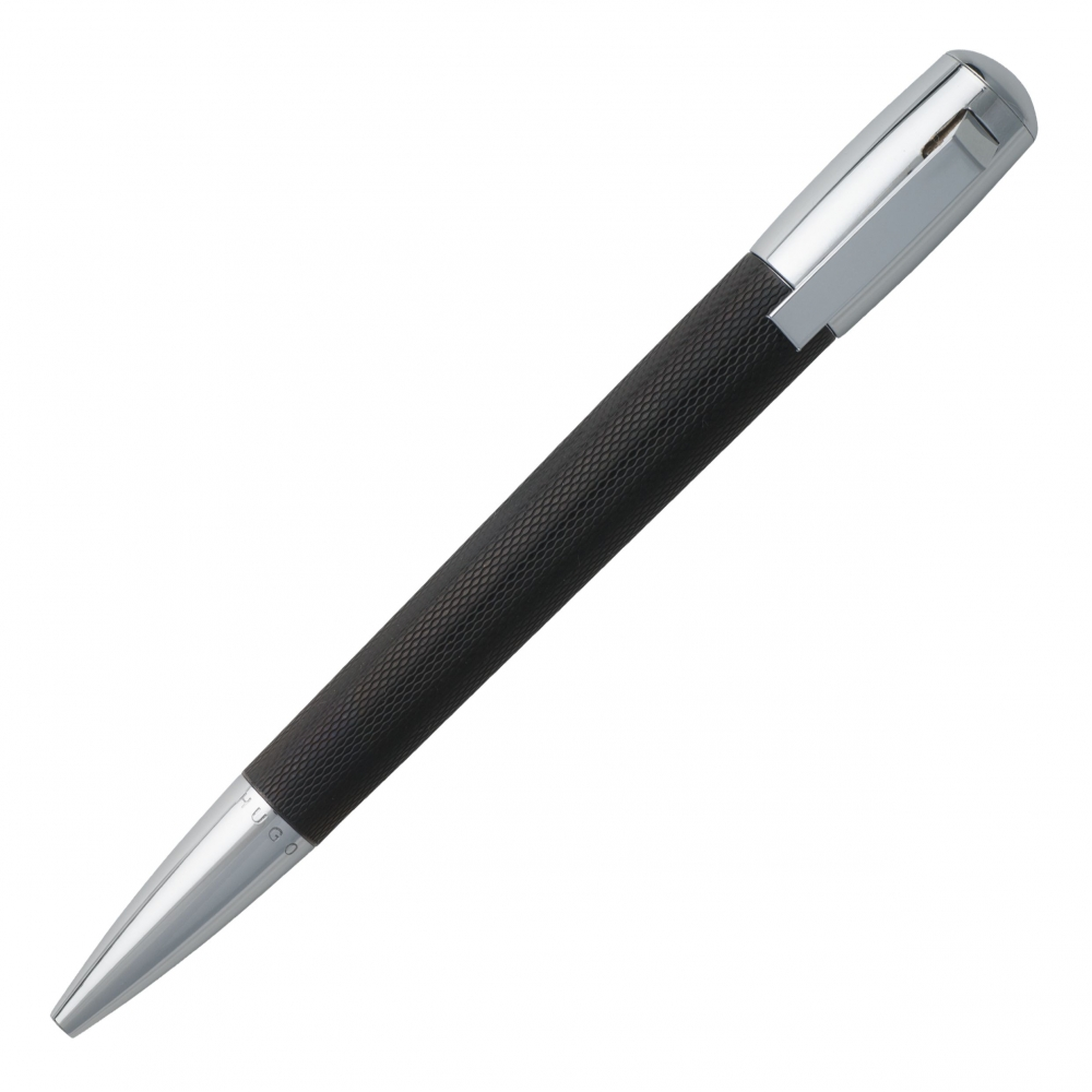 Hugo Boss HSY5834 Pure Black Ballpoint Pen - KSGILLS.com | The Writing Instruments Expert