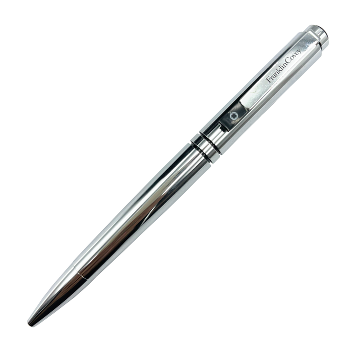 Franklin Covey Portland Ballpoint Pen - Pure Chrome Trim - KSGILLS.com | The Writing Instruments Expert