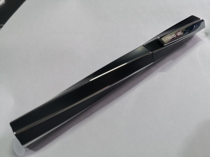 Cerruti 1881 Spiral Black Rollerball Pen - KSGILLS.com | The Writing Instruments Expert