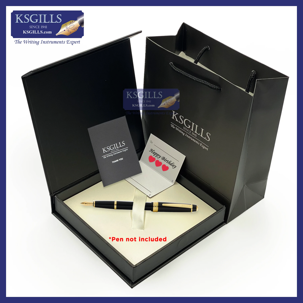 KSG set - Cross Dubai Ballpoint & Mechanical Pencil (0.9mm) - Black Lacquer Chrome Trim - KSGILLS.com | The Writing Instruments Expert
