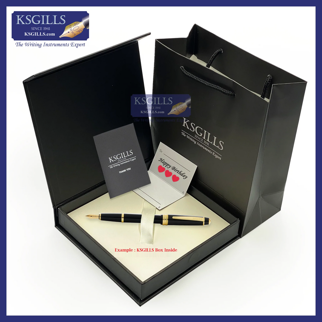 Parker Urban Premium Fountain Pen SET - Metallic Pink Black Trim (with KSGILLS Premium Gift Box) - KSGILLS.com | The Writing Instruments Expert