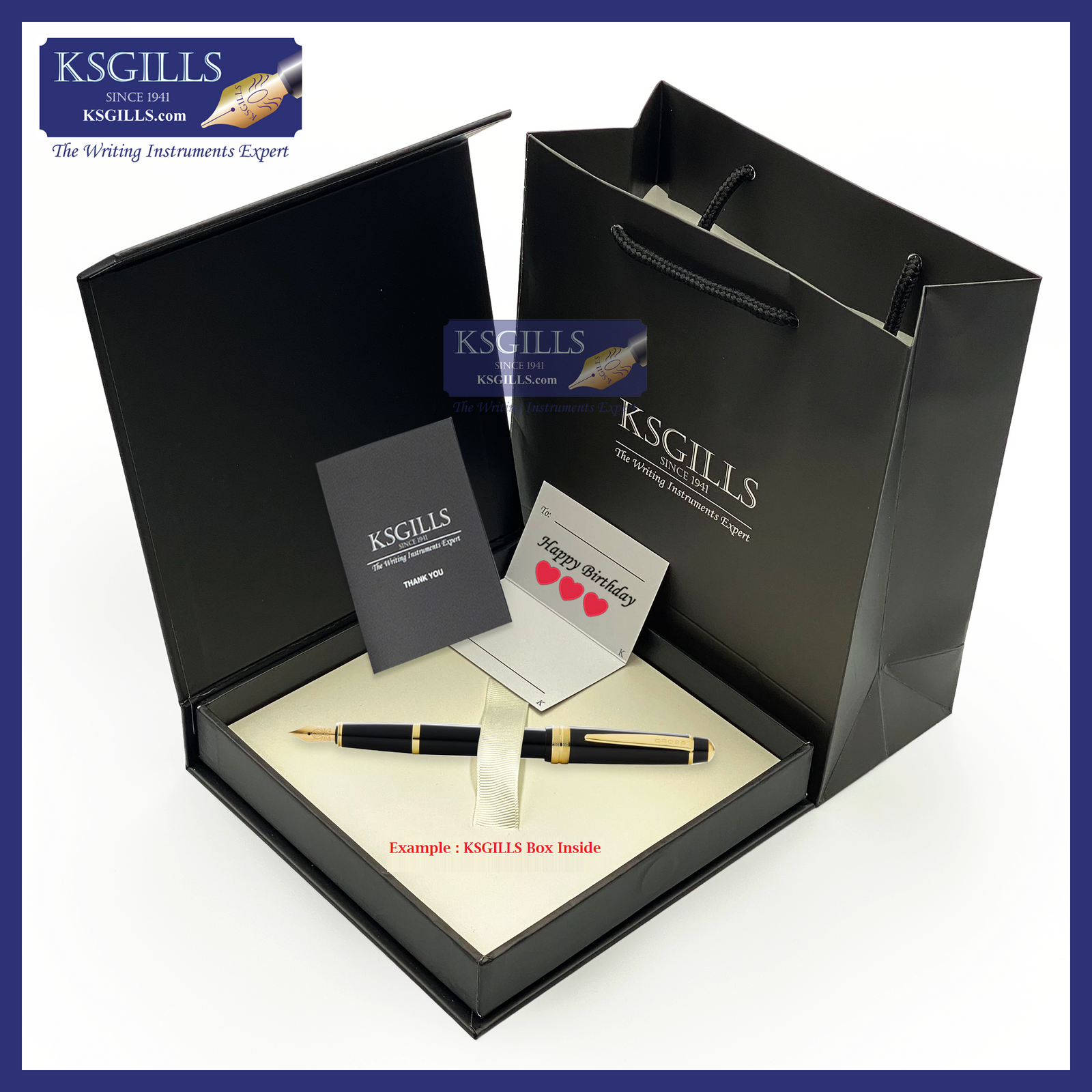 KSG set - Sheaffer VFM SET Rollerball Pen Black Matte & Ballpoint Pen Red Excessive (with KSGILLS Premium Gift Box) - KSGILLS.com | The Writing Instruments Expert