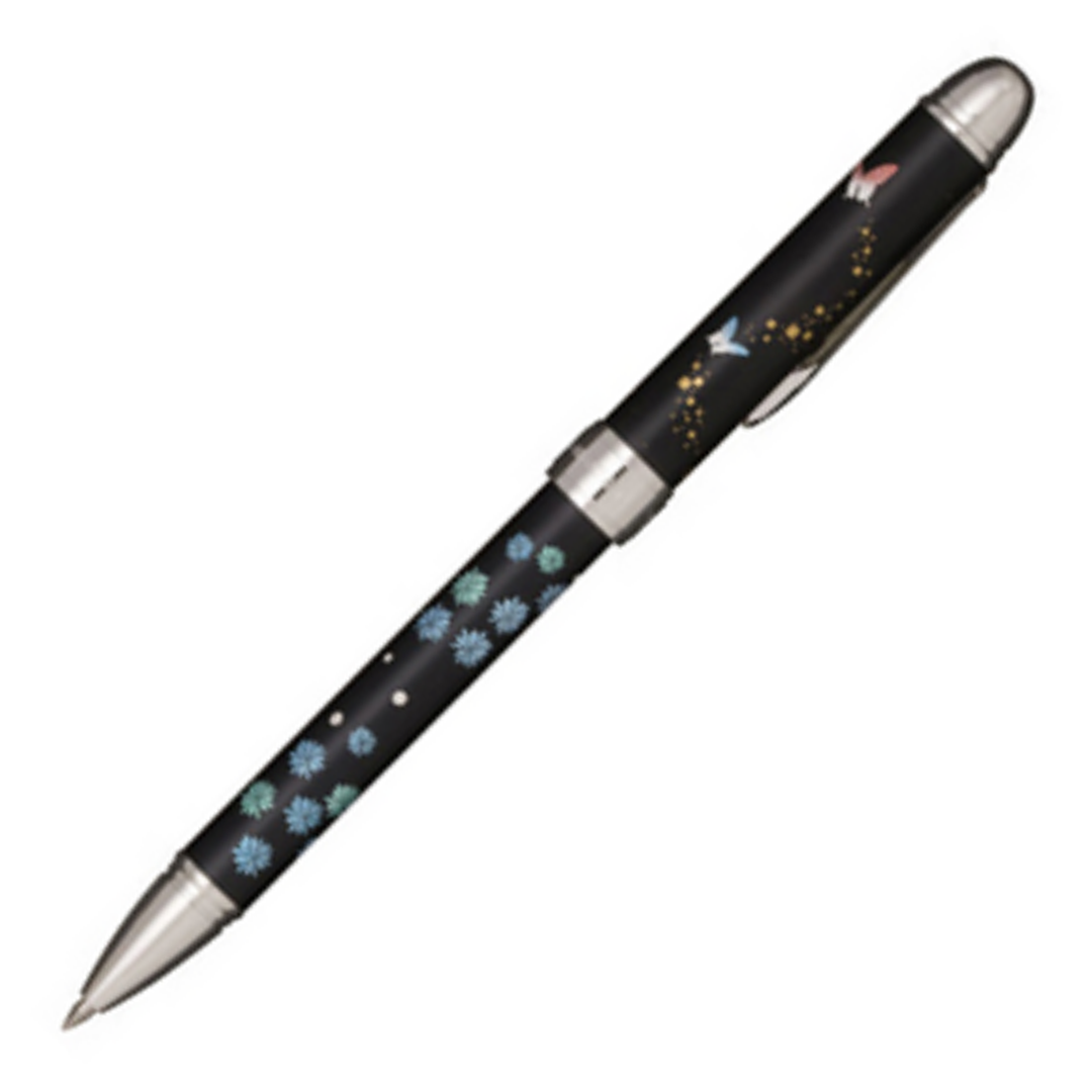 Sailor Profit 3 Multifunction Pen - Yubi Maki-e Kasumi Black Chrome Trim (2+1) - KSGILLS.com | The Writing Instruments Expert