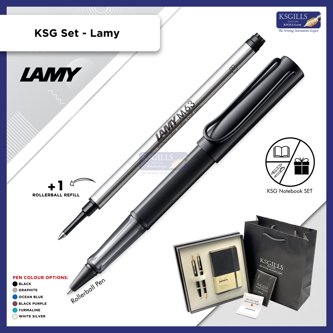 KSG set - Single Pen SET - Lamy Al-Star Rollerball Pen (Aluminium) [Various Colours] - KSGILLS.com | The Writing Instruments Expert