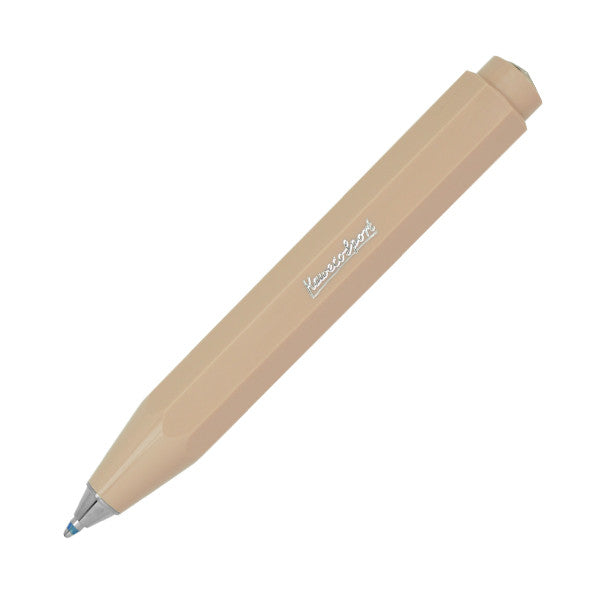 Kaweco Skyline Sport Ballpoint Pen - Macchiato Brown Chrome Trim - KSGILLS.com | The Writing Instruments Expert