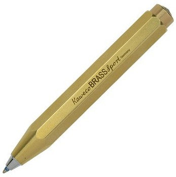 Kaweco Brass Sport Ballpoint Pen - KSGILLS.com | The Writing Instruments Expert