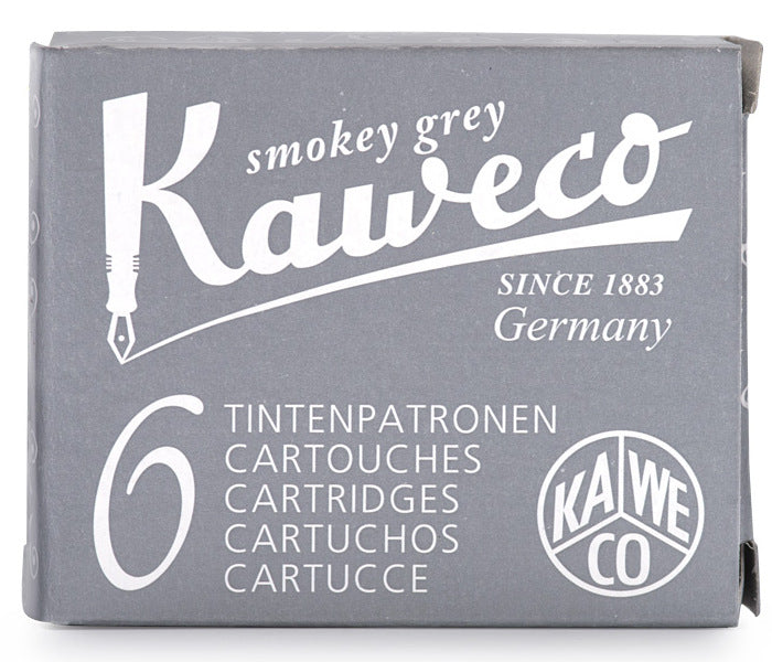 Kaweco Ink Cartridges Smoky Grey Pack of 6 - KSGILLS.com | The Writing Instruments Expert