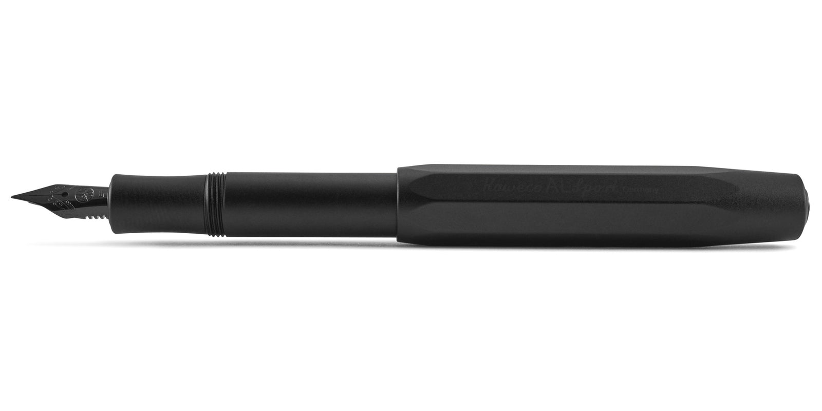Kaweco AL Sport Fountain Pen - ALL Black Night Edition - KSGILLS.com | The Writing Instruments Expert