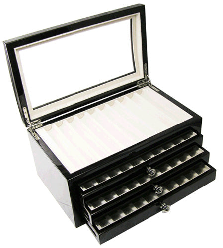 Laban Forty (40) Pens Wooden Pen Chest With Open Top - KSGILLS.com | The Writing Instruments Expert