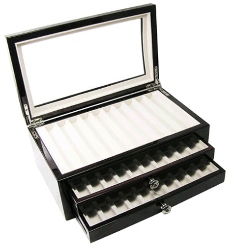 Laban Thirty (30) Pens Wooden Pen Chest With Open Top - KSGILLS.com | The Writing Instruments Expert