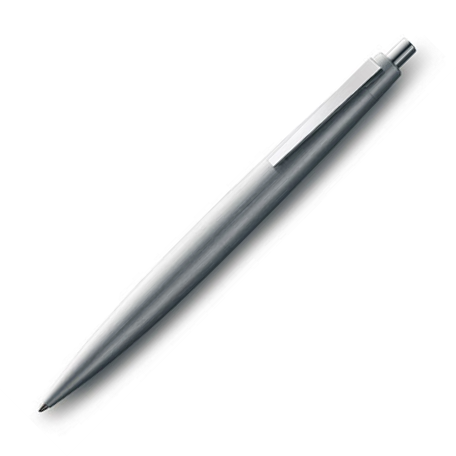 Lamy 2000 Ballpoint Pen - Brushed Stainless Steel - KSGILLS.com | The Writing Instruments Expert