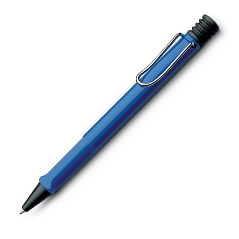 Lamy Safari Ballpoint Pen - Blue Glossy - KSGILLS.com | The Writing Instruments Expert