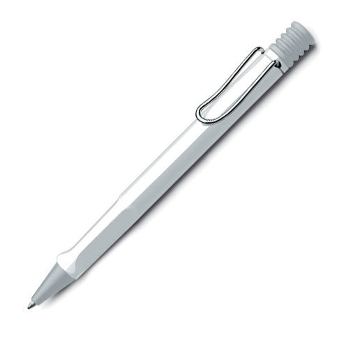 Lamy Safari Ballpoint Pen - White Glossy - KSGILLS.com | The Writing Instruments Expert