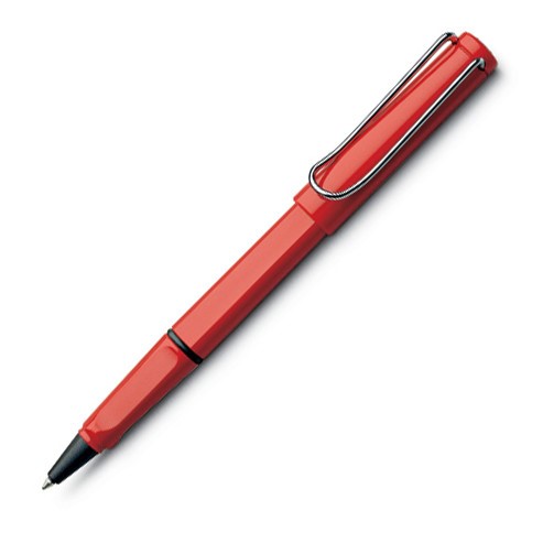 Lamy Safari Rollerball Pen - Red Glossy - KSGILLS.com | The Writing Instruments Expert