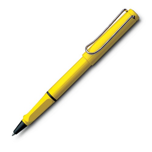 Lamy Safari Rollerball Pen - Yellow Glossy - KSGILLS.com | The Writing Instruments Expert