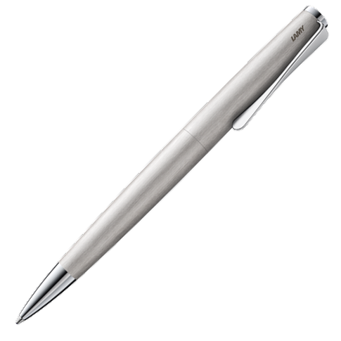 Lamy Studio Brushed Steel Ballpoint Pen - KSGILLS.com | The Writing Instruments Expert