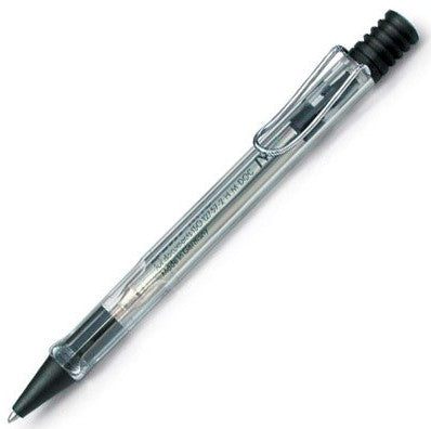 Lamy Vista 212 Clear Demonstrator Ballpoint Pen - KSGILLS.com | The Writing Instruments Expert