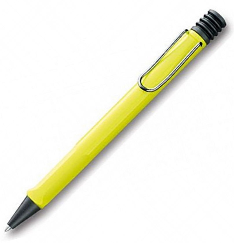 Lamy Safari Ballpoint Pen - Neon Yellow - KSGILLS.com | The Writing Instruments Expert