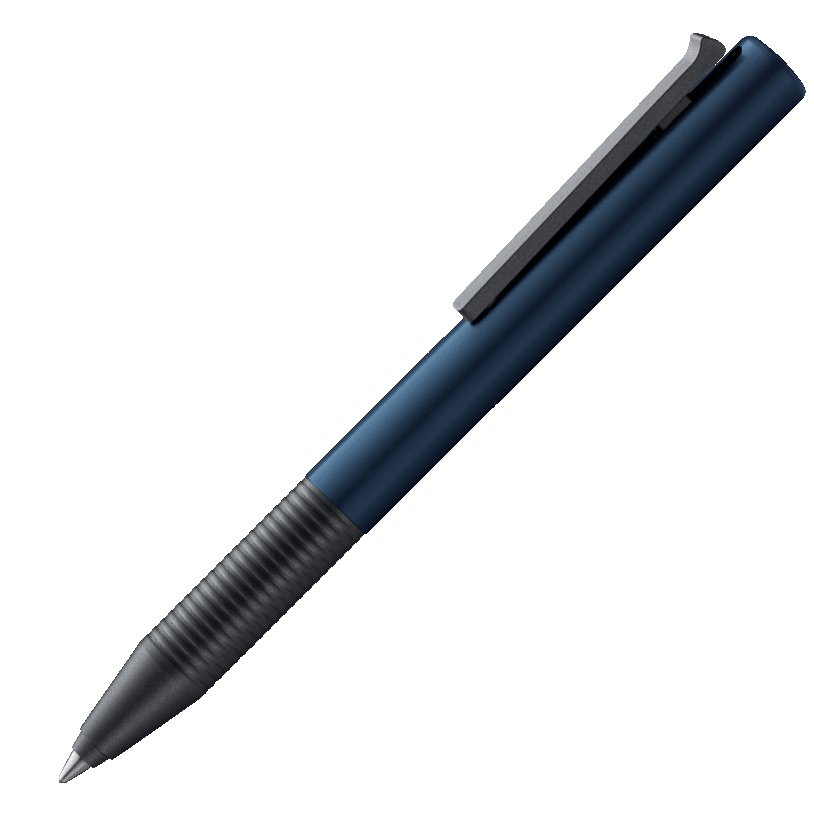 Lamy Tipo Rollerball Pen - Blue Dark (Capless) with LASER Engraving - KSGILLS.com | The Writing Instruments Expert