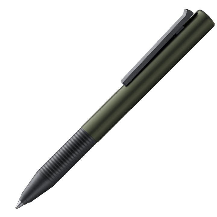 Lamy Tipo Rollerball Pen - Green Dark (Moss) (Capless) with LASER Engraving - KSGILLS.com | The Writing Instruments Expert