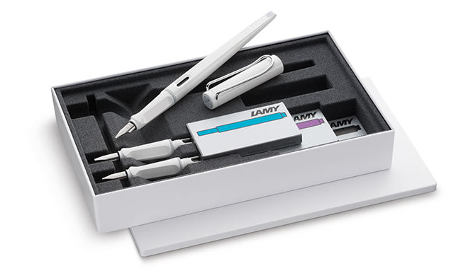 Lamy Joy SET Calligraphy White Special Edition Fountain Pen - SET - KSGILLS.com | The Writing Instruments Expert