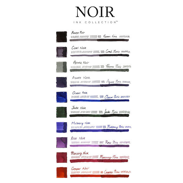 Monteverde Noir Collection 10-Piece Ink Bottle Gift Set - KSGILLS.com | The Writing Instruments Expert