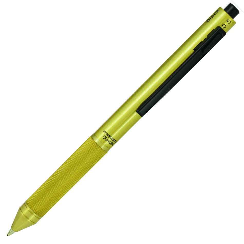Monteverde Quadro Multifunction Pen - Brass (3+1) - KSGILLS.com | The Writing Instruments Expert