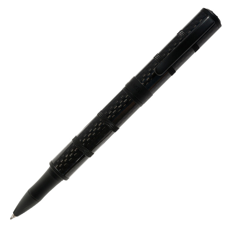 Monteverde Regatta Rollerball Pen - Full Carbon Fibre Black Trim - KSGILLS.com | The Writing Instruments Expert