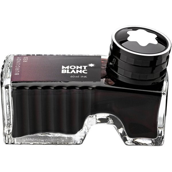Montblanc Ink Bottle 60ml Fountain Pen - Burgundy Red - KSGILLS.com | The Writing Instruments Expert