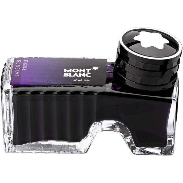 Montblanc Ink Bottle 60ml Fountain Pen - Lavender Purple - KSGILLS.com | The Writing Instruments Expert