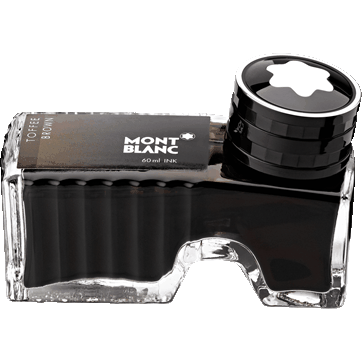 Montblanc Ink Bottle 60ml Fountain Pen - Toffee Brown - KSGILLS.com | The Writing Instruments Expert