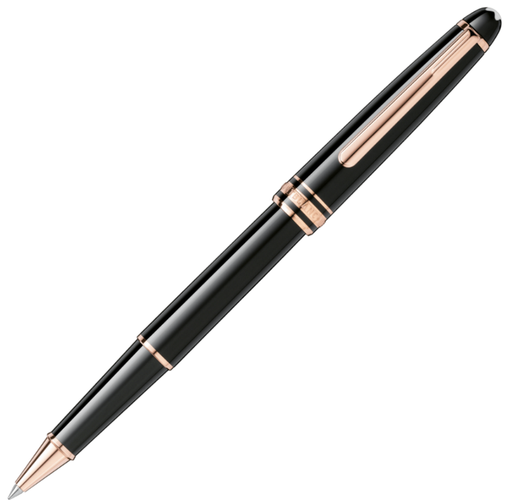 Montblanc Meisterstuck Classique 90 Years Rollerball Pen 163 - Rose Gold Trim - KSGILLS.com | The Writing Instruments Expert