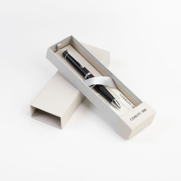 Cerruti 1881 Kugelschreiber – Im Edlen Design, Brushed Gun, Mit Geschenkbox, 137 Mm