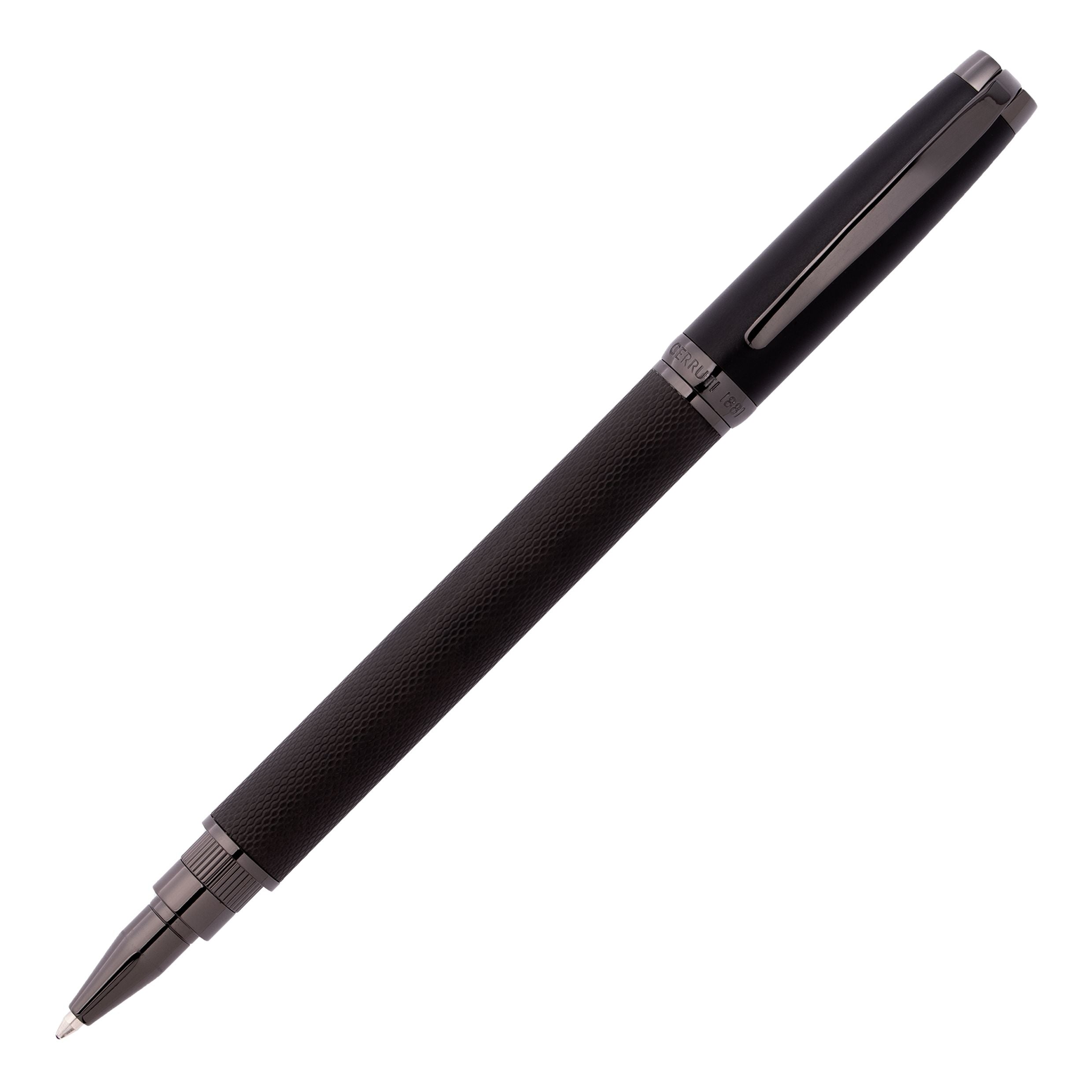 Cerruti 1881 Myth Rollerball Pen Magnetic Cap Black Gun Black