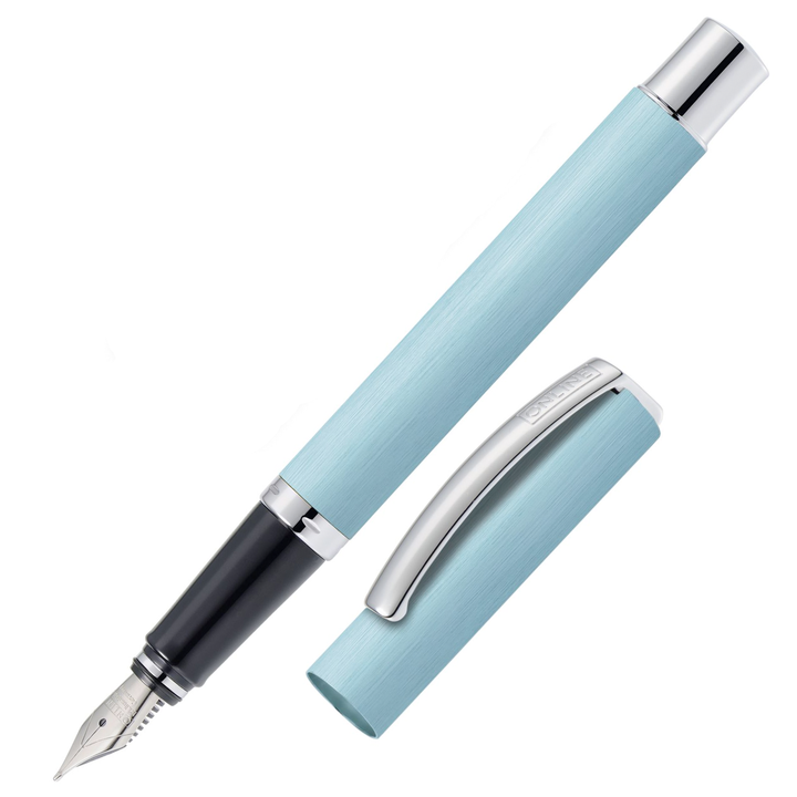 ONLINE Vision Classic Fountain Pen SET - Turquoise Chrome Trim - KSGILLS.com | The Writing Instruments Expert