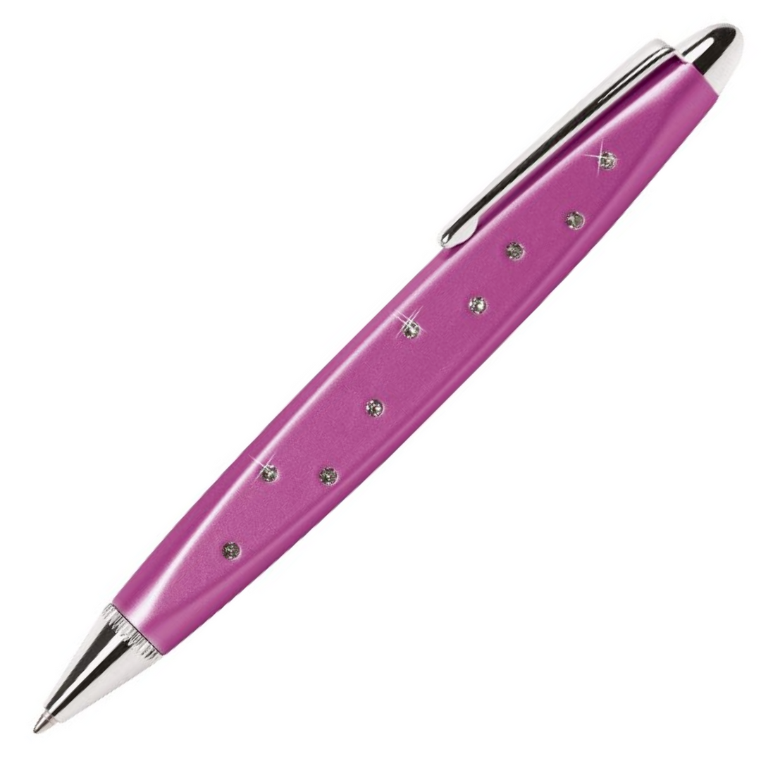 Online Crystal Style Ballpoint Pen - Lilac Purple (with SWAROVSKI) - KSGILLS.com | The Writing Instruments Expert