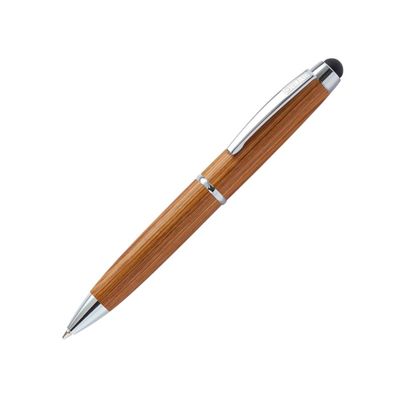 Online Mini Wood Ballpoint Pen - Bamboo Brown (Mini Sized with Stylus) - KSGILLS.com | The Writing Instruments Expert