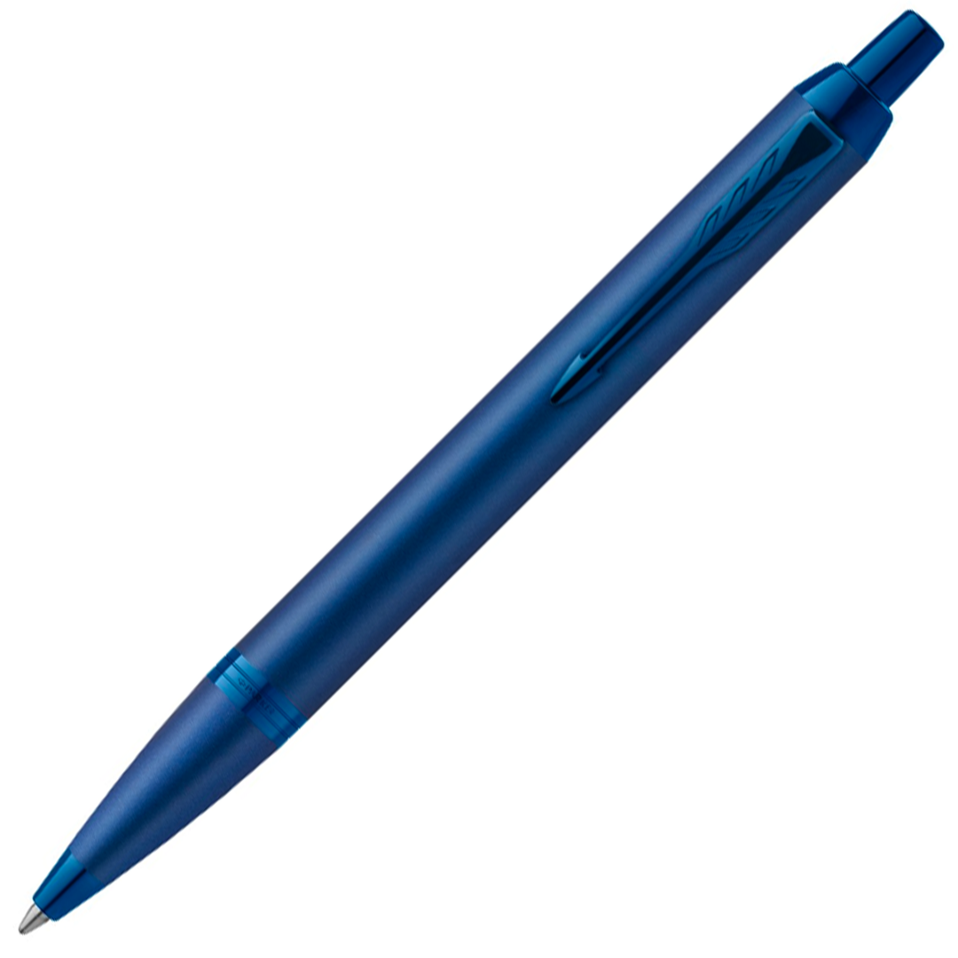Parker IM Monochrome Ballpoint Pen - Blue - Refill Black Medium (M) - KSGILLS.com | The Writing Instruments Expert