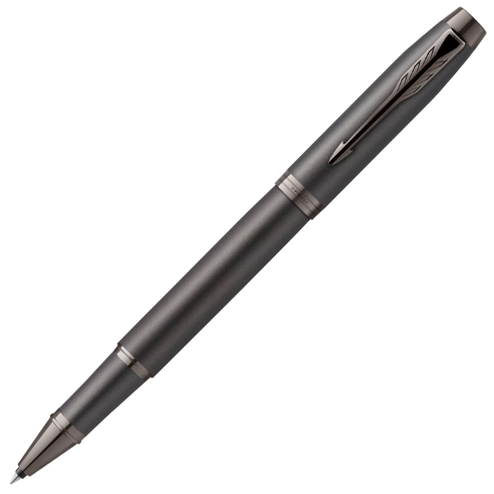 Parker IM Rollerball Pen - Bronze Grey Monochrome - Refill Black Medium (M) - KSGILLS.com | The Writing Instruments Expert