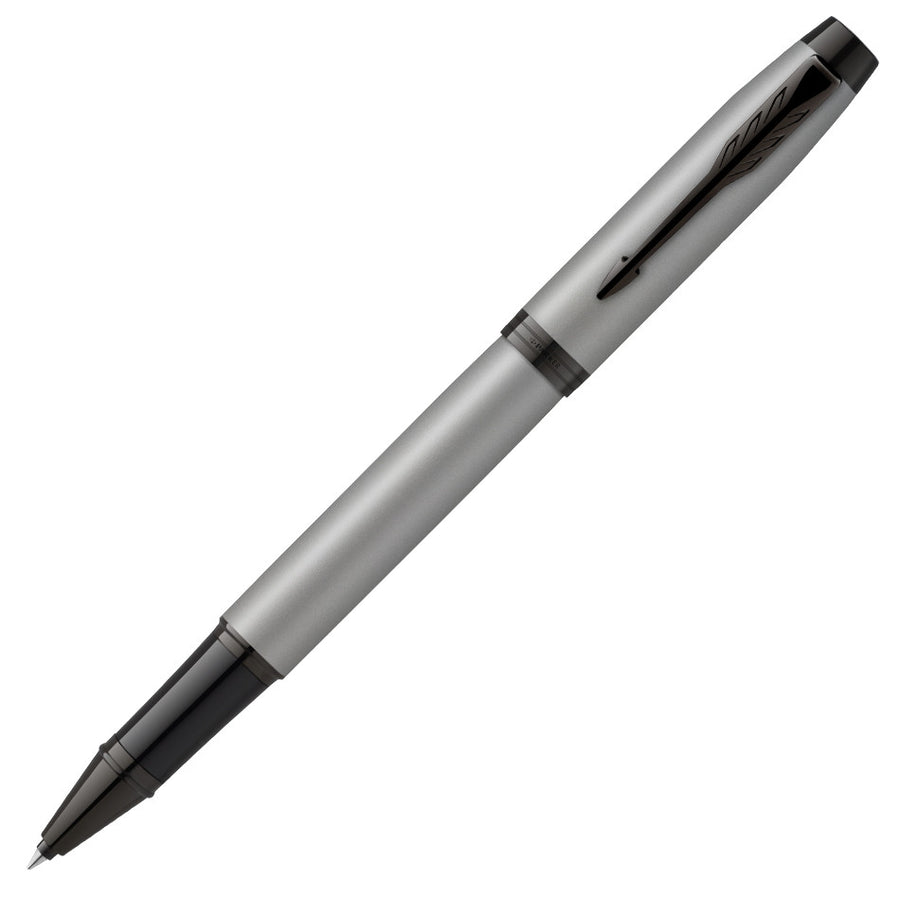 Parker IM Rollerball Pen - Grey Matte Achromatic - Refill Black Medium (M) - KSGILLS.com | The Writing Instruments Expert